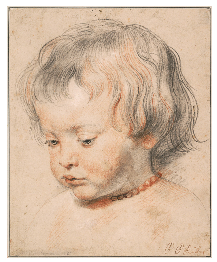  彼得·保罗·鲁本斯 Peter Paul Rubens——戴着珊瑚项链的小孩